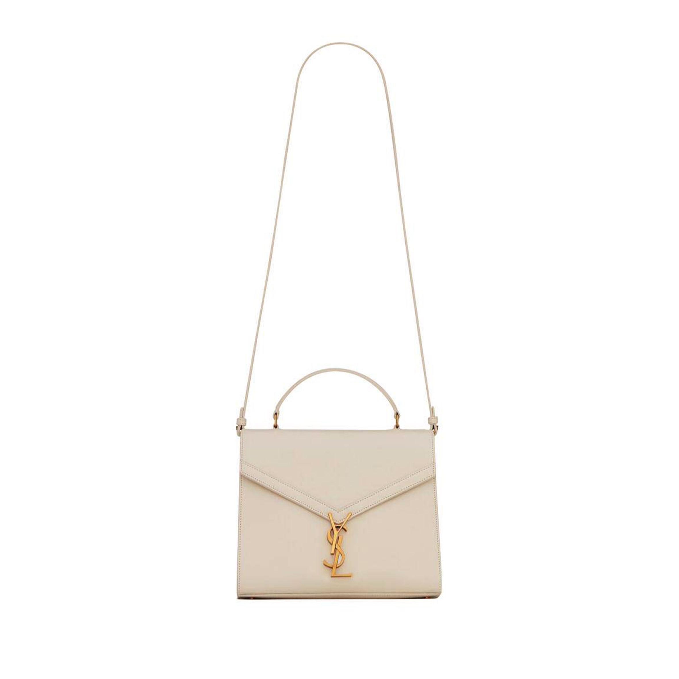 YSL CASSANDRA MINI TOP HANDLE BAG IN SMOOTH LEATHER 6027162358985 (20*16*7.5cm)